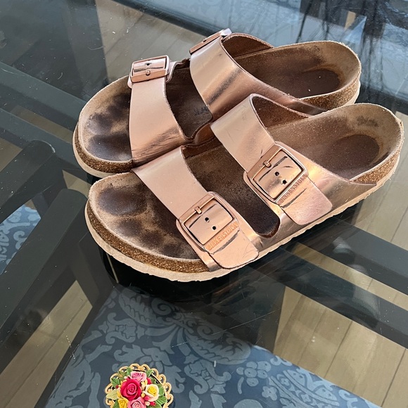 Birkenstock Metallic Sandals - Picture 11 of 14
